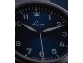 Relógio masculino LACO Augsburg Blaue Stunde 39 Baumuster A