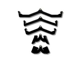Acessórios Versáteis para Treinos de Costas e Ombros em Casa PH FITNESS Multi Grip Attachment Set