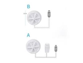 Cor B Mini Máquina de Lavar Ultrassônica Portátil para Profissionais Máquina de Lavar Turbo Pessoal Girando AIHONTAI