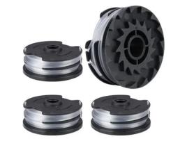 Xiaold-4Pcs Carretel Linha de Nylon para Parkside Lidl Akku Prta 20-Li C3 A1B2 Prt 550 A1 A3 Prt 300 A1 Aparador de Cordas Peças de Reposição GOTOTOP