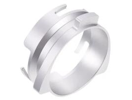 Pincéis de Maquiagem em Anel de Pó de Café em Liga de Alumínio 1Pc Aplicadores de Maquiagem Facial Pincéis de Maquiagem Corporal PIXNOR