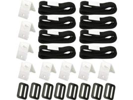 Conjunto de Alças para Cobertura de Piscina Acessório de Carretel de Cobertura Solar para Piscina Inground Universal DIERCOSY