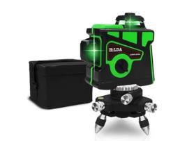 Jz42420-Nível de Laser. Nível de Laser Cruzado Horizontal e Vertical de 12 Linhas com Autonivelamento. Feixe Verde Superpotente de 360 YWEI