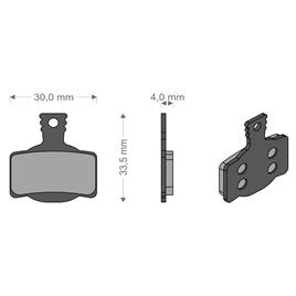 Brenta Ciclo Pastilhas De Freio A Disco Sinterizadas Mt2-8/road Disk Magura/campagnolo