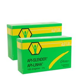 Api-Slender Api-Linha 2x100 drageias Preço Especial