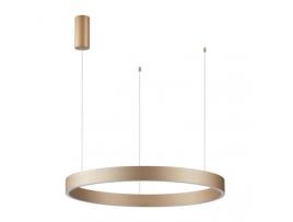 Candeeiro de Teto Suspenso 60W Dourado com Cor de Luz Amarela ou Branca ITALUX