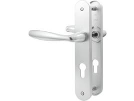 Conjunto em Placa New York Ea70 Modelo Grande Tipo Cle I Acabamento Prateado HOPPE 3281936