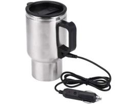 Chaleira Do Carro Do Copo de Aquecimento Do Carro Copo de Aquecimento Bonde de Aço Inoxidável para a Água 450Ml 12V CHOUMICHA SAVEURS FRANCE AGRO