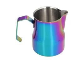 Copo de Espuma de Leite em Aço Inoxidável Pote Multiuso para Espuma de Leite para Mesa Fita Colorida Mazagran 350Ml CIKONIELF