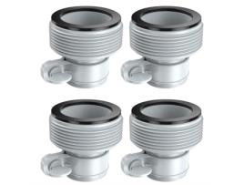 Kit de Conversão Intex LX Adaptador de Mangueira Acessório para Piscina 1 Conector de 1 ¼ a 1 ½