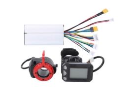 Conjunto de Acessórios de Controlador de Bicicleta Elétrica de Fibra de Carbono de 5 5 Polegadas Controlador Acelerador Freio-Ren KIMISS