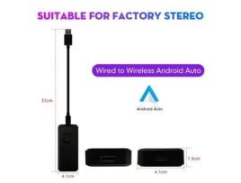 E para Estéreo de Fábrica Adaptador Usb com Fio para Apple Carplay Android Auto Dongle Unidade Estéreo AIHONTAI