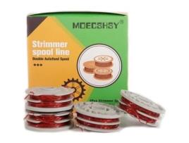 Conjunto de 4 Carretéis de Linha de Reposição para Cortador de Escova Flymo Flymo Fly021 11 M de Diâmetro 1 5 Mm U5798 CHICHENG