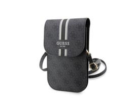 GUESS Saco de Ombro Modelo Stripe 4G Preto