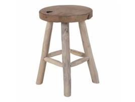 Banqueta de teca BADIA 45 cm HOUSE NORDIC