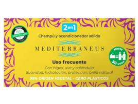 Champô e Acondicionador Sólido Uso Frequente 50 g MEDITERRANEUS