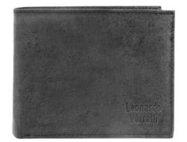 Carteira Fólio de Homem LEONARDO VERRELI Leonardo Verrelli Genuino Pele Preto
