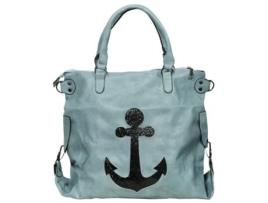 Mala de Mulher URBAN WORK Pele Sintética Azul