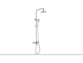 Conjunto de Coluna de Duche Monocomando com Barra Extensível em Cromado MICE COLLECTION