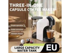 Máquina de Café Máquina de Café em Cápsulas 1400 W-20 Barras Adequada para Cápsulas Dolce-Gusto Nespresso Café em Pó MIOLOE