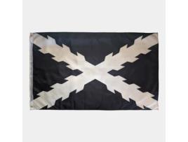 Bandeira Cruzada Da Borgonha na Cor Preta SERMILITAR