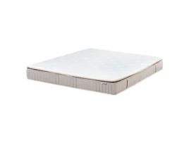 Colchão de casal com capa removível BELIANI Daydream de Poliéster Branco 160x200x25