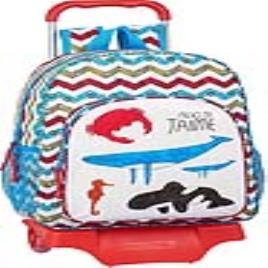 Mochila Escolar com Rodas 905  Ocean Multicolor