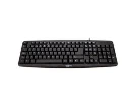 Teclado  CK-BASIC-105T QWERTY USB Preto