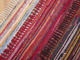 Tapete de algodão 80 x 150 cm multicolor escuro DANCA