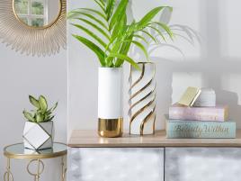 Vaso para flores branco GELIDA