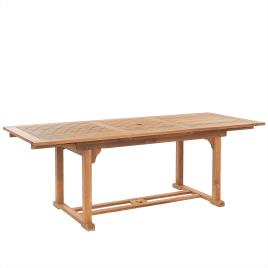 Mesa de jardim extensível em madeira de acácia JAVA