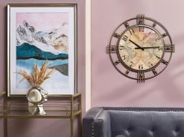 Relógio de parede dourado ø 63 cm LANCY