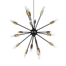 Candeeiro de teto preto MAGUSE