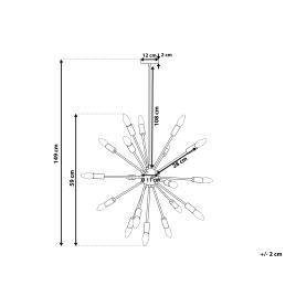 Candeeiro de teto preto MAGUSE