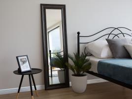 Espelho de parede 51 x 141 cm preto LUNEL