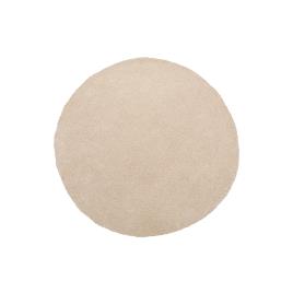Tapete shaggy redondo ø 140 cm creme claro DEMRE