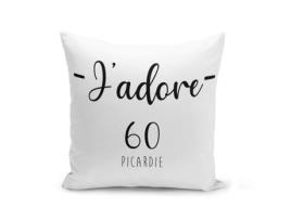 Capa de Almofada 40X40 Cm J'Adore 60 Picardie Departement France Region FABULOUS BIJOUX