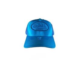 Boné Unissexo VON DUTCH Trucker Cary Cetim Azul (Tamanho Único)