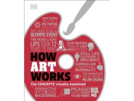 Livro How Art Works de DK Publishing (Inglês - Capa Dura)
