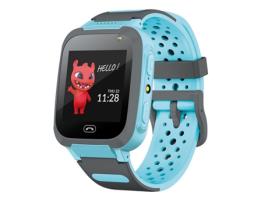 MAXLIFE Mxkw-310 Resist Ip67 Sim Gps Tracking Kids Watch com Chamada de Voz e Câmera de Bate-Papo Azul