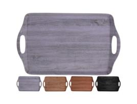 Bandeja melamina 45x30cm maderas surtida