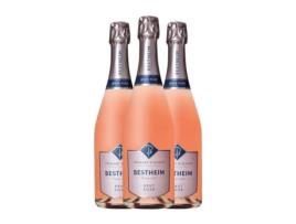 Espumante rosé BESTHEIM Rosé Pinot Preto Brut Crémant d'Alsace (0.75 L - 3 Unidades)