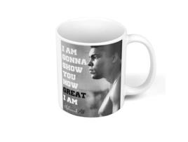 Caneca Cerâmica Muhammad Ali Vou Mostrar a Você O Quão Grande Eu Sou FABULOUS BIJOUX