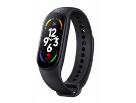 Pulseira Inteligente IWEAR Sm7 0 96'' Tft Rastreador de Fitness Ip67 com Rh e Pressão Arterial / Social / Sono Preto