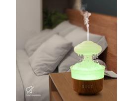 Máquina de Aromaterapia Difusor de Óleo Essencial V50-Wood Grain Verde TRUMSHOP