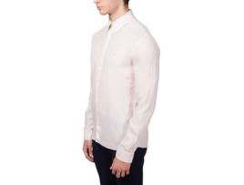 T-Shirt Ultrafina de Homem BROOKS BROTHERS Mens Button Down Linho Bege (L)