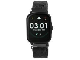 TIMETECH Smartwatch com Bracelete em Malha Metal