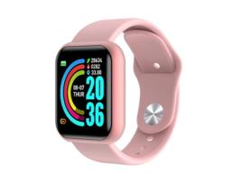 Relógio IWEAR M8 Smart & Fit com Full Touch 1.3'' Ips Media Control / Hr / Pressão Arterial / Social Rosa