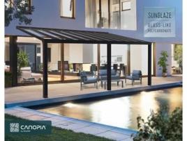 Pérgola CANOPIA BY PALRAM Stockholm (Cinzento - 340X740 cm)