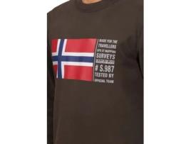 Sweatshirt de Homem NAPAPIJRI Mens Bamardi Size Verde (3XL)
